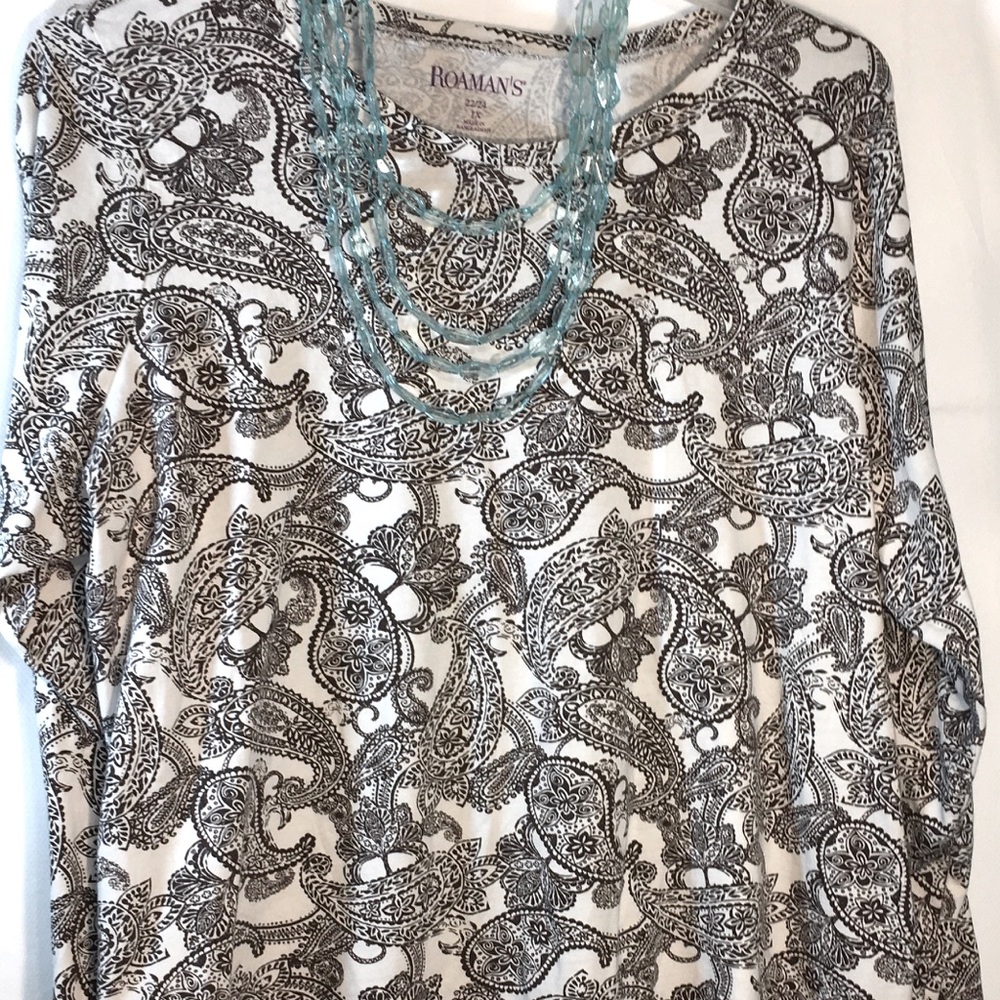 Women’s Roaman’s long sleeve top 1X